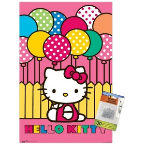 Trends International Hello Kitty - Balloon Unframed Wall Poster Prints - 1 of 4