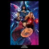 Boy's Marvel Doctor Strange in the Multiverse of Madness Group Poster T-Shirt - 2 of 4