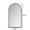PAGED Iron Arched Full Length Mirror,Leaning Floor Full Body Mirror with Supporting Feet,Suitable for Dressing Room,Cloakroom - 3 of 4