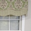 RLF Home Luxurious Modern Design Classic Jenna Glory Style Window Valance 50" x 16" - 3 of 4