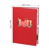 Unique Bargains Thickened Paper 3D Funny I LOVE YOU Birthday Cards for Best Friends Gift - 2 of 4