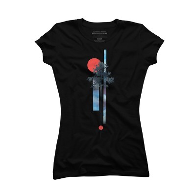 Junior's Design By Humans Abstract Nature By airiestudio T-Shirt