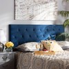 Felix Velvet Fabric Upholstered Headboard - Baxton Studio - image 4 of 4