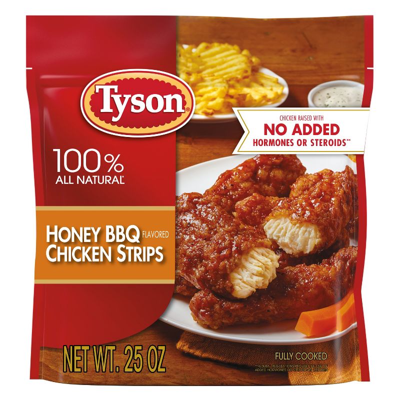 Tyson Honey BBQ Chicken Strips - Frozen - 25oz, 1 of 7