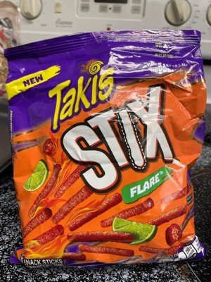 Takis Flare Stix 9.9 oz Sharing Size Bag, Chili Pepper & Lime Corn Snack  Sticks