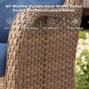 Gymojoy Outdoor Swivel Patio Chairs All-Weather Patio Swivel Glider Chairs Set of 2 - 3 of 4