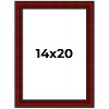 PosterPalooza | Weathered Red Picture Frame - UV Acrylic, Foam Board Backing, Hanging Hardware - 2 of 4