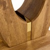 Syemin Square Side Table Modern Living Room Coffee Table with Accent Design for Living Room, Seating Area, Brown, 23.6"*23.6"*21.3" - 2 of 4