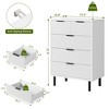 5 Drawer Dresser for Bedroom, Closet Dresser Organizer with Anti-Tipping Device and Metal Legs for Hallway Entryway - 2 of 4