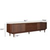 JVNOXK-Medieval Modern 78.9-inch TV Stand Entertainment Center with Storage Drawers, Living Room Bedroom Media Cabinet - Walnut - 3 of 4