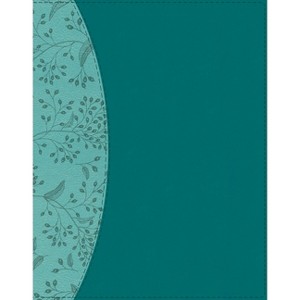 Niv, Beautiful Word Bible, Updated Edition, Peel/Stick Bible Tabs, Leathersoft, Teal, Red Letter, Comfort Print - by  Zondervan (Leather Bound) - 1 of 1