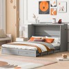 Queen Size Murphy Bed with Drawer and USB Ports - 2 of 4
