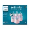 Philips Avent Anti-Colic Baby Bottle with AirFree Vent - Pink - 9oz/3pk - 2 of 4