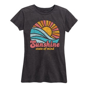 Women's - Instant Message - Sunshine State Of Mind Short Sleeve Graphic T-Shirt - 1 of 4
