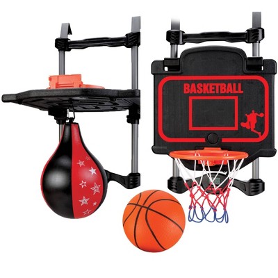 black series electronic over the door basketball hoops game