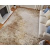 Waldor Modern Watercolor Brown/Tan/Ivory Area Rug - 2 of 4