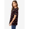 Woman Within Plus Size Perfect Printed Short-Sleeve Crewneck Tee - 3 of 4