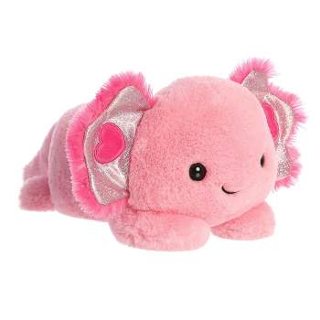 Aurora Medium Val Axolotl Lola Axolotl Valentine Heartwarming Stuffed Animal Pink 12"