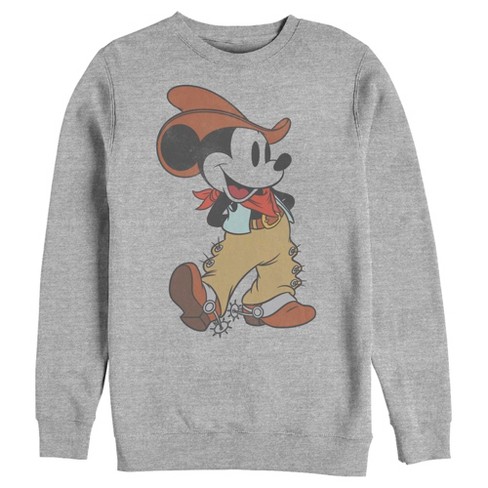 Men's Mickey & Friends Western Mickey Sweatshirt : Target