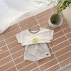 MyKids-USA Baby Fruit Embroidered Pattern Summer Beach Comfy Shorts - 2 of 4