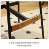 CAVINAS 29"Modern Bar Stools Counter Height,Set of 2,Counter Stools with Free Removable Cloth Cover&Footrest,Minimalist Barstools for Kitchen - 3 of 4