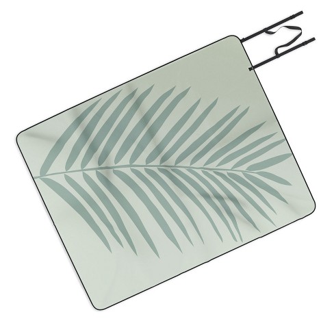 Daily Regina Designs Palm Leaf Sage Picnic Blanket - Deny Designs - image 1 of 3