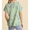 Women's Tie Dye Cotton Gauze Top - umgee - 3 of 4