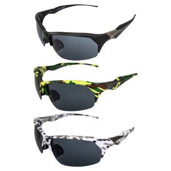 3 Pairs of AlterImage Pursuit Sunglasses with Flash Mirror, Smoke, Smoke Lenses