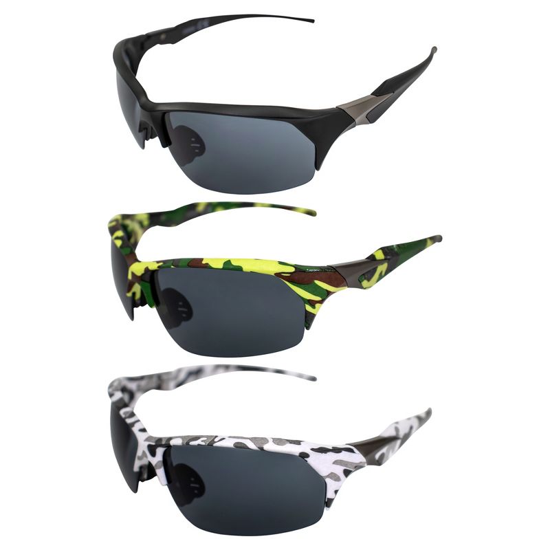 3 Pairs of AlterImage Pursuit Sunglasses with Flash Mirror, Smoke, Smoke Lenses, 1 of 7