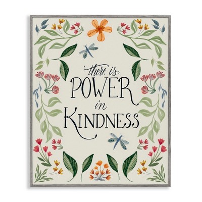 Stupell Industries Floral Power in Kindness, 11" x 14"
