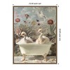Amanti Art Ostrich Bubble Bliss by Niky Rahner Framed Canvas Wall Art - 3 of 4