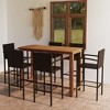 vidaXL Garden Bar Set - Brown 6 Piece - 2 of 4