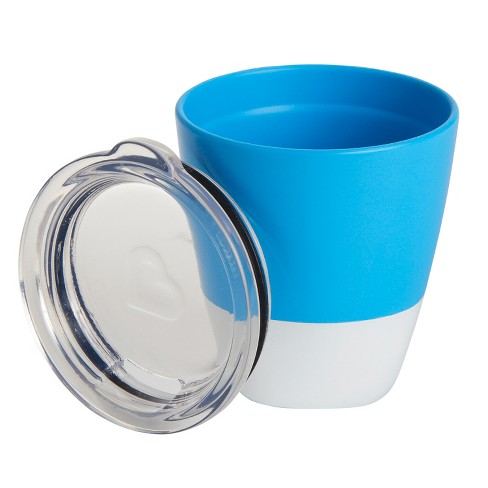 Munchkin 2-Pack Splash Toddler Cup & Lid, Blue/Green