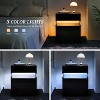 QingMoon Modern Night Stand with 3 Drawers, Led Bedside Table, with Silent Slide Drawer, for Office, Office File Cabinet Organizer - 2 of 4