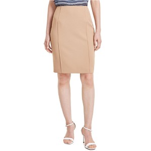 Anne Klein Womens Pintuck Seem Pencil Skirt - 1 of 1