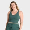 Women's Flex V-Neck Cropped Sports Bra - All In Motion™ - 4 of 4