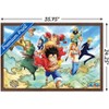 Trends International One Piece: Fishman Island - Crew East Blue Framed Wall Poster Prints - 3 of 4