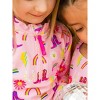 RuffleButts Baby/Toddler Girls UPF50+ Long Sleeve Zipper Rash Guard 2-Piece - 4 of 4