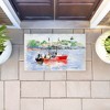 Stupell Industries Tranquil Drifting Boat Printed Outdoor Door Mat, design by Greg Gorham, 18"x30" - 3 of 4