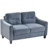 TiramisuBest 79 inch corduroy sofa bed, foldable double sofa bed with folding armrests, suitable for living rooms and small spaces,Green - 2 of 4