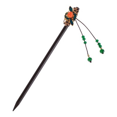 Unique Bargains Rose Hair Chopstick 1 Pc
