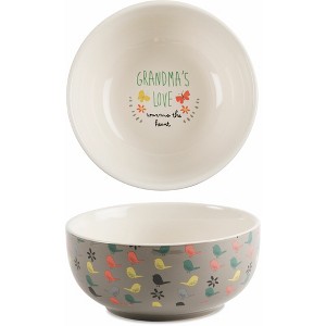 Pavilion Gift Company - Grandma - 2.75" x 6" Ceramic Bowl - Dining Bowls - 1 of 3