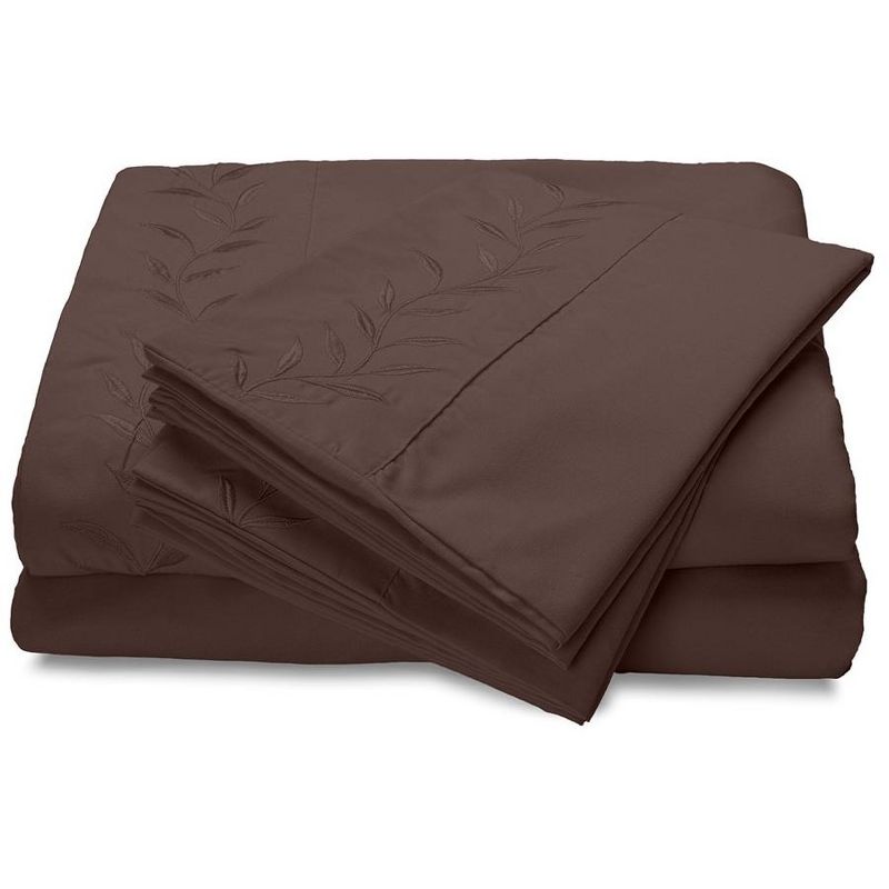 Reversifi Chestnut Bed Sheets Set Microfiber Chestnut/Brown, 2 of 4