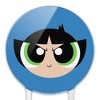 Powerpuff Girls Buttercup Head Acrylic Cake Topper - 3 of 4