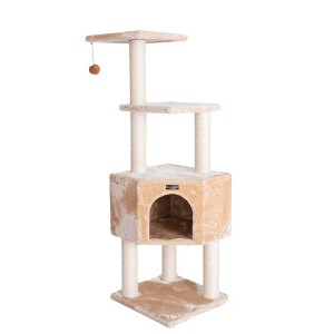Armarkat Classic Real Wood Cat Tree - Beige - 1 of 4
