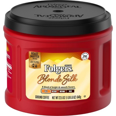 Folgers Blonde Silk Light Roast Coffee - 22.6oz