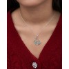 Disney Princess Ariel Silver Plated Rainbow Glitter Pendant Necklace, 18'' - 2 of 4