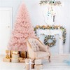 Resenkos 7ft  Artificial Christmas Tree Hinged Full Fir Tree with  Metal Stand - 2 of 4