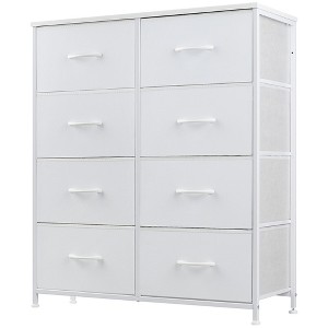 AZL1 Life Concept Utility Storage Drawers Stylish and Functional Storage, 8 Drawer Dresser for Nursery, Closet, Entryway, White, 31.5"*11.8"*36.4" - 1 of 4