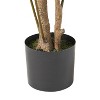 Okak 71IN Indoor Artificial Laurel Tree with Glossy Leaves and Slim Trunk, Pre-Potted Faux Trees with Pot, Plants Decor for Home, Office, Green - 4 of 4